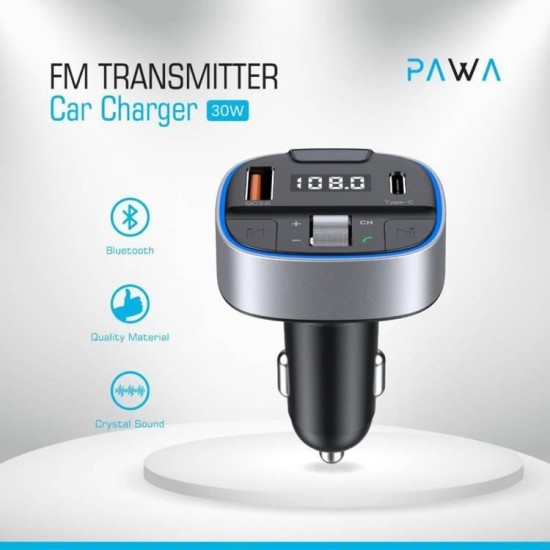 PAWA FM TRANSMITTER CAR CHARGER