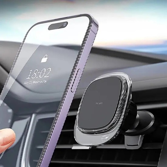 Pawa Magnetic 2 IN 1 Car Mount with Four Rubidium Magnet - Black