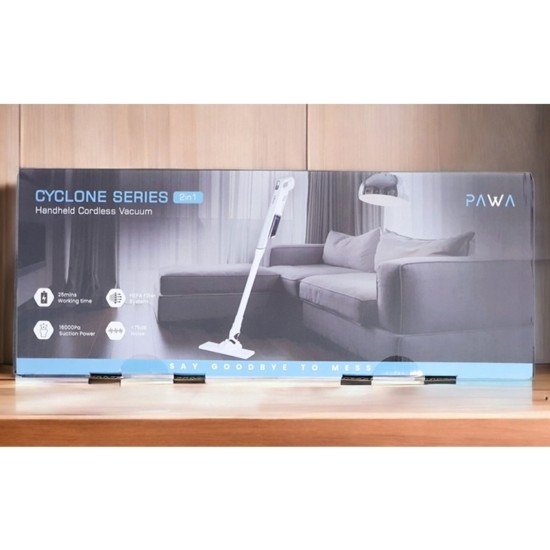 Pawa Cyclone Series 2-in-1 Handheld Vacuum Cleaner – White