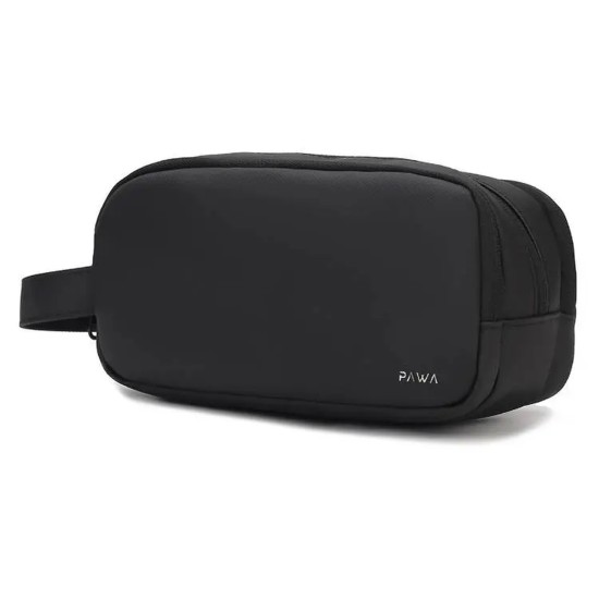 Pawa ToTo Travel Pouch High Quality Portable Handbag (Black - Green -Grey)