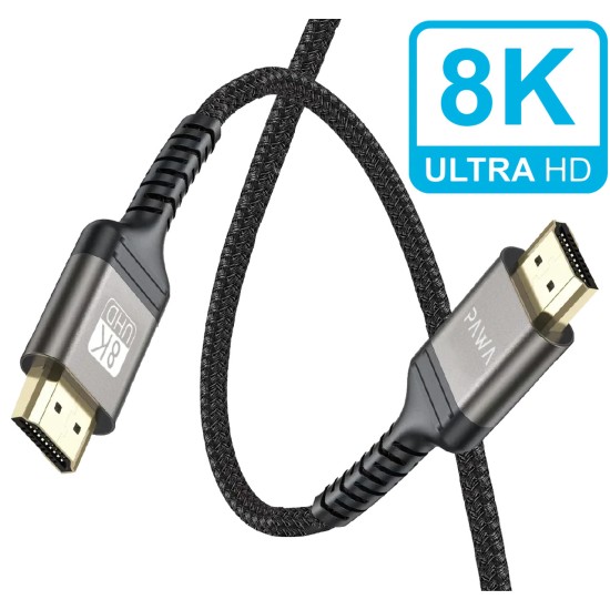 Pawa El Caro Series Braided HDMI to HDMI 8K Cable 5M