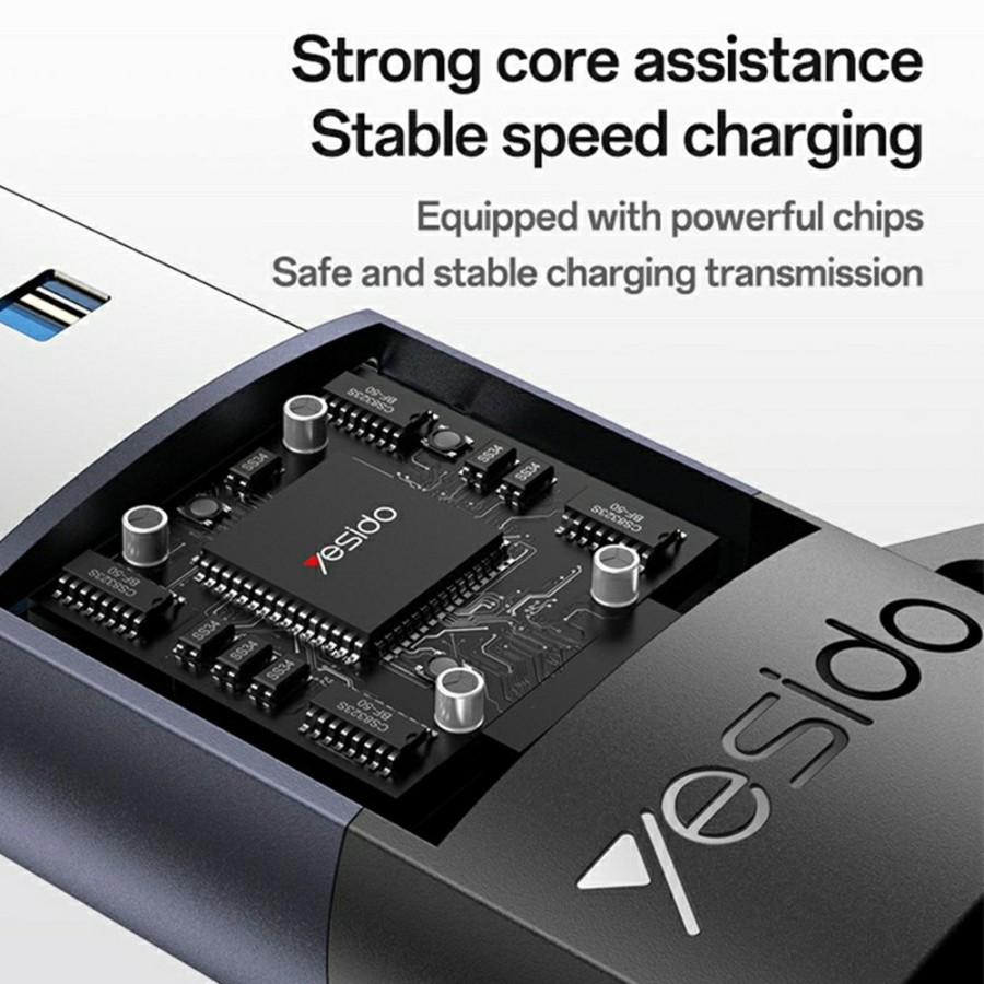 YESIDO GS34 USB-C Female to USB-A Male Adapter Data Transfer Fast Charging Converter