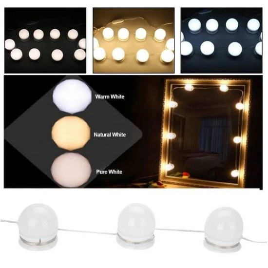 10 Bulb LED Vanity Mirror Lights