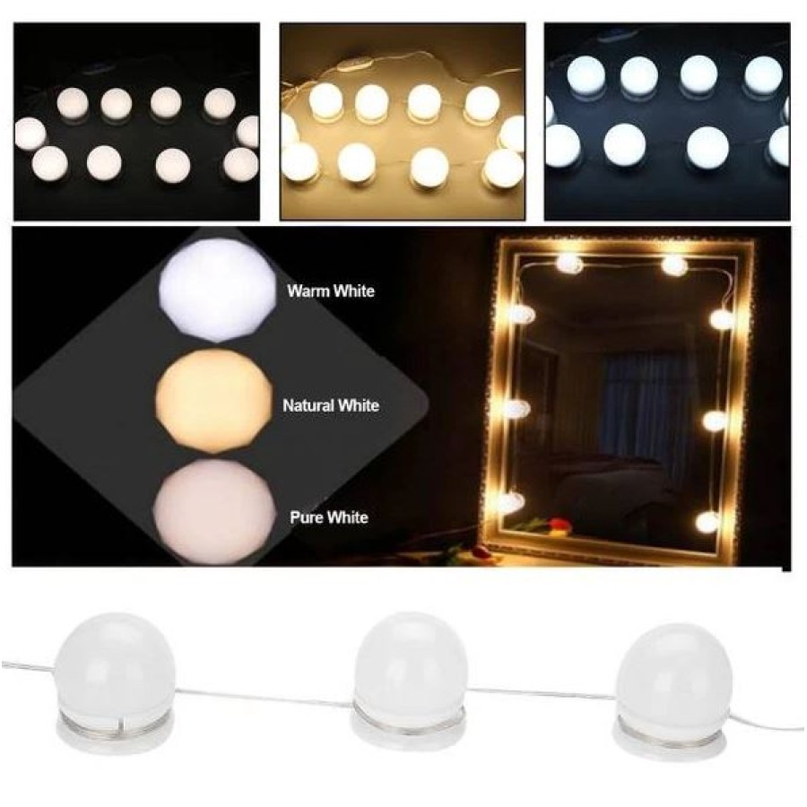 10 Bulb LED Vanity Mirror Lights