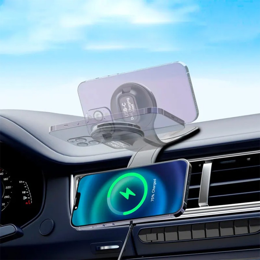 EARLDOM WC52 MagSafe 15W Wireless Charger and Holder