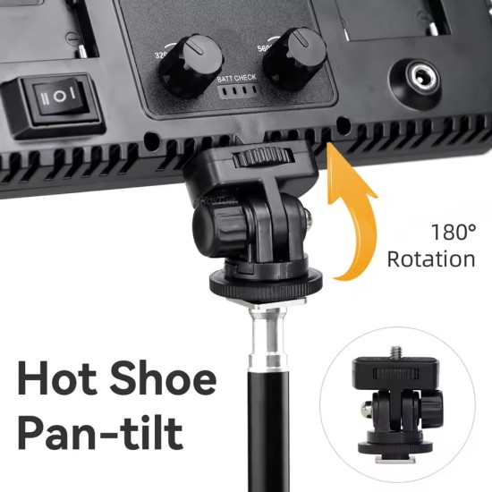 Led Light Kit Led 600+ Batteries +stand (3200-6500K)