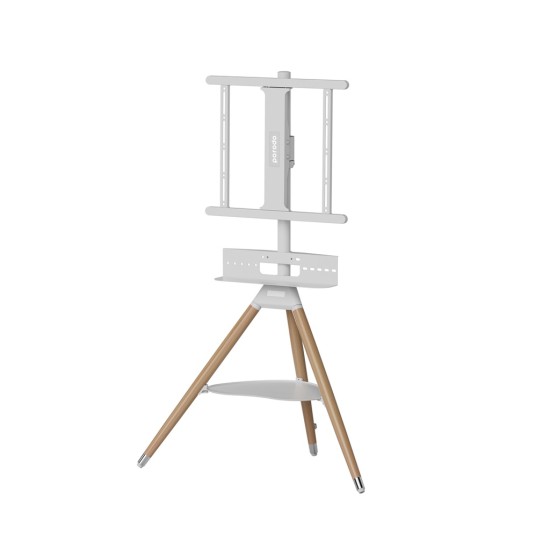 Porodo TV Stand Wooden Tripod