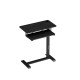 Porodo Height Adjustable Side Desk with Keyboard Tray - Black