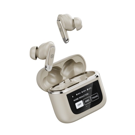 Porodo Soundtec Guide ANC TWS Earbuds with Touch Screen - Gold