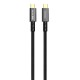 Porodo Woven TypeC-C Cable 240w 40gbps 8K 60hz - Black