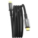 Porodo Woven TypeC-C Cable 240w 40gbps 8K 60hz - Black