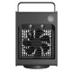 Porodo Lifestyle Air & Mist Portable Cooling Fan With Night Light - Black