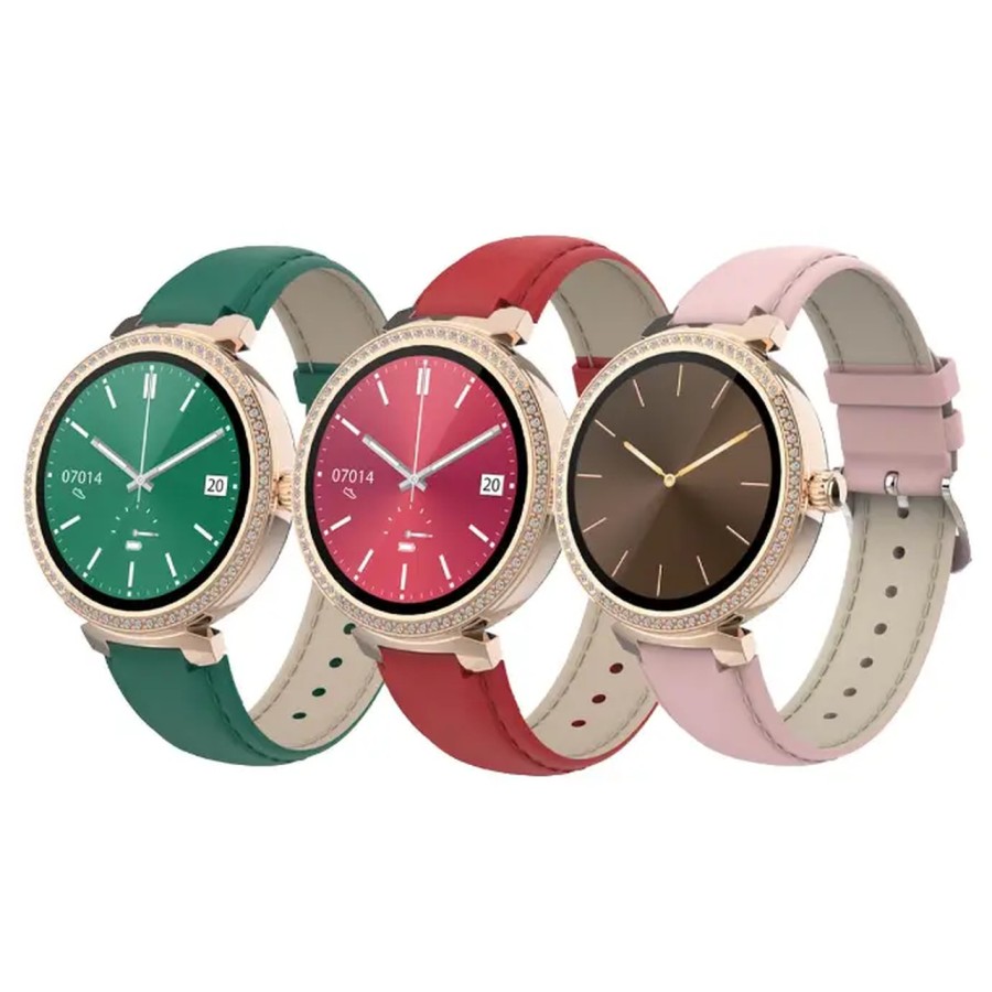 Porodo Belle Smart Watch AMOLED Display - Pink