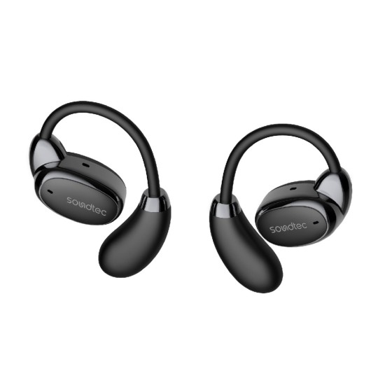 Porodo Soundtec Aero Tune Open Wearable Earbuds - Black