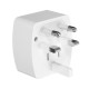LDNIO Z4 Universal Plug Adapter ABS VO with UK/EU/US/AU Pin & 2 Universal Socket (6A)