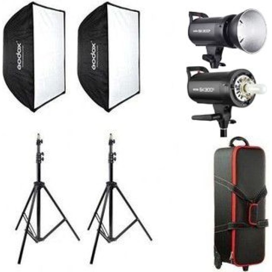 GODOX SK300II-E 2-LIGHT STUDIO FLASH KIT