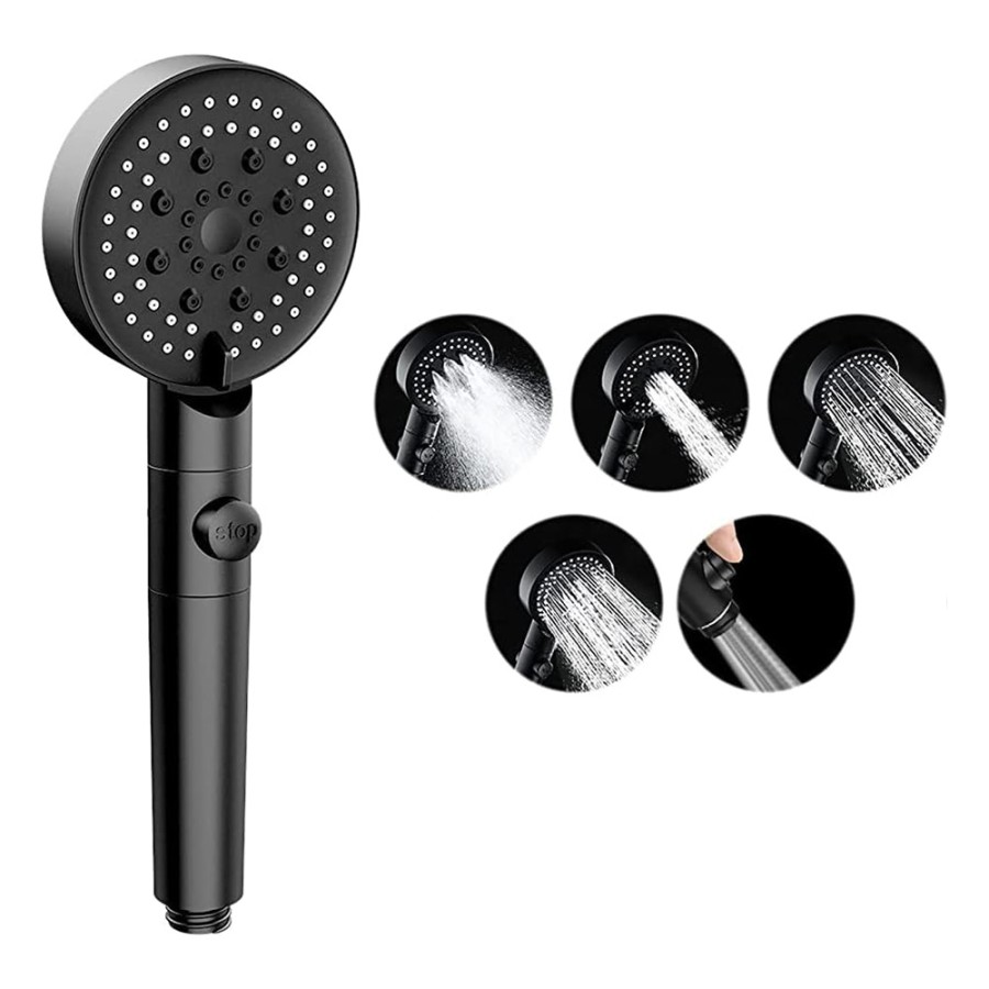 5 Modes High Pressure Turbo Shower