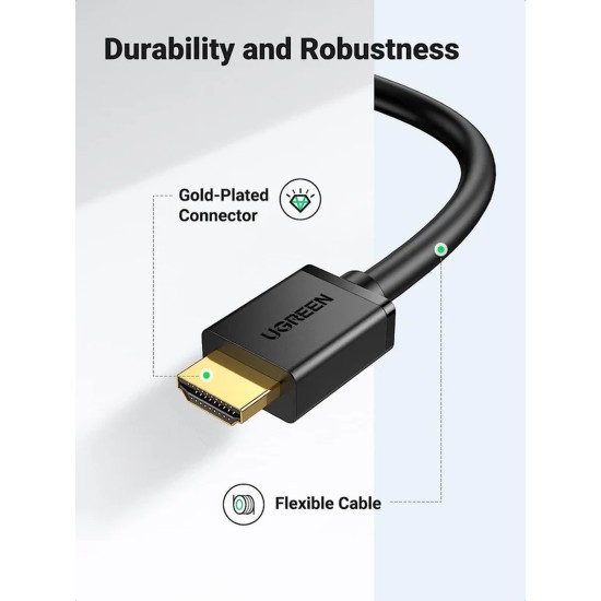 UGreen HDMI To DVI Cable - 2m (Black)