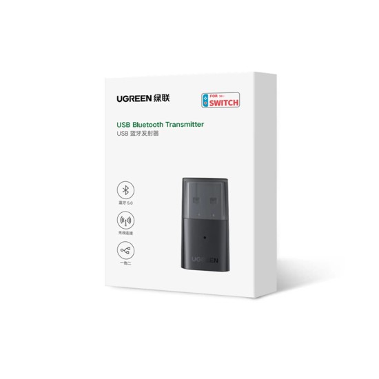 UGREEN Bluetooth 5.0 USB Adapter for PC/PS/Switch Black