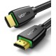 UGreen HDMI Male To Male Braid Cable - 2m (Black)