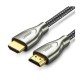 UGreen HDMI 2.0 Male To Male Carbon Fiber Zinc Alloy Cable - 3m (Gray)