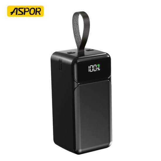 Aspor A319 22.5W 50000mAh Fast Charging Power Bank with 3 Cables (6M)