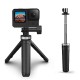 TELESIN Mini Desktop Extendable Selfie Stick Tripod for GoPro Tripod Stand - Black
