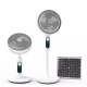 Solar Air Circulation Fan with Mosquito Repellent Light Household Outdoor Camping Timing Floor Fan