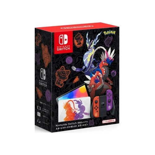 Nintendo Switch OLED Model: Pokemon Scarlet & Violet Edition (Without Game)