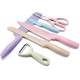 6PCS Corrugated kitchen knife set