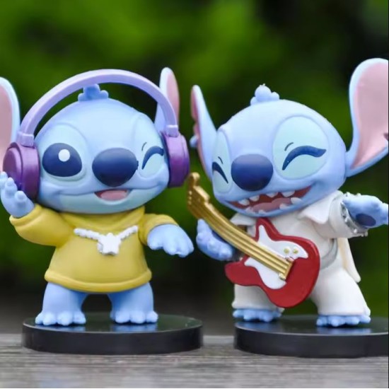 6Pcs Stitch Action Figure Home Car Table Decoration