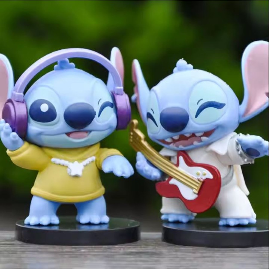 6Pcs Stitch Action Figure Home Car Table Decoration