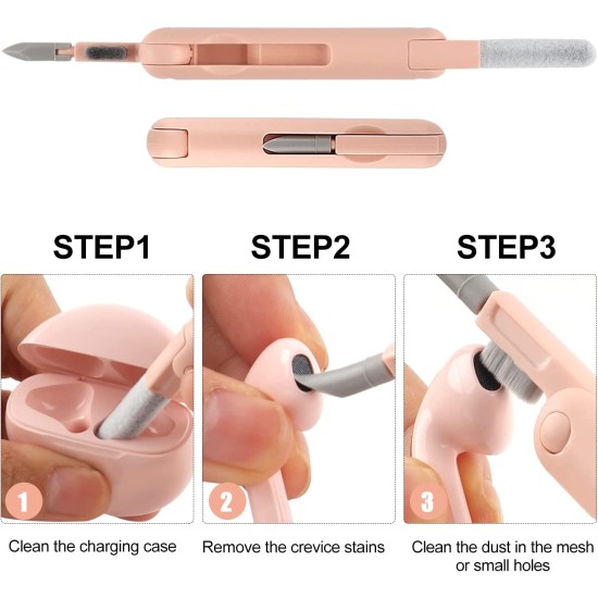 7 In 1 Multifunctional Earbud/Keyboard Cleaning Pen Brush