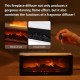 Flame Fireplace Aroma Diffuser