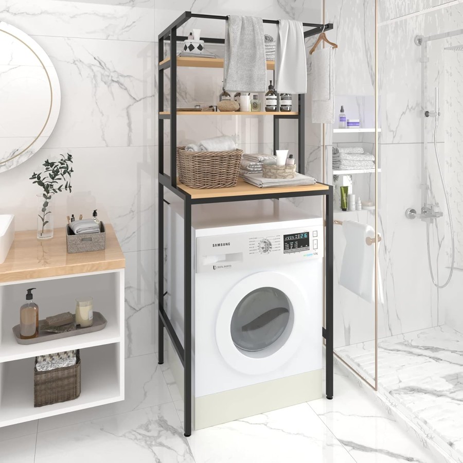 Miralux SHO292-B Washing Machine Storage Rack