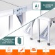 Folding All-in-One Aluminium Table & Chair ( For 4 Person)