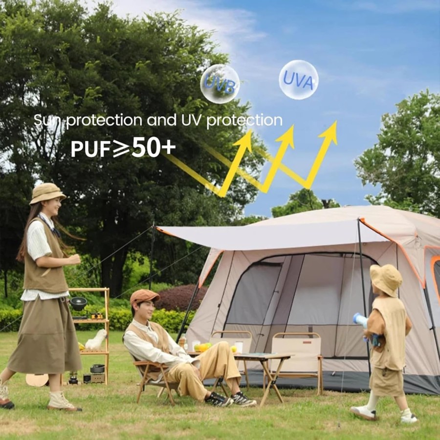 Large Outdoor Camping Tent 8-10 Person (240x240x155cm)