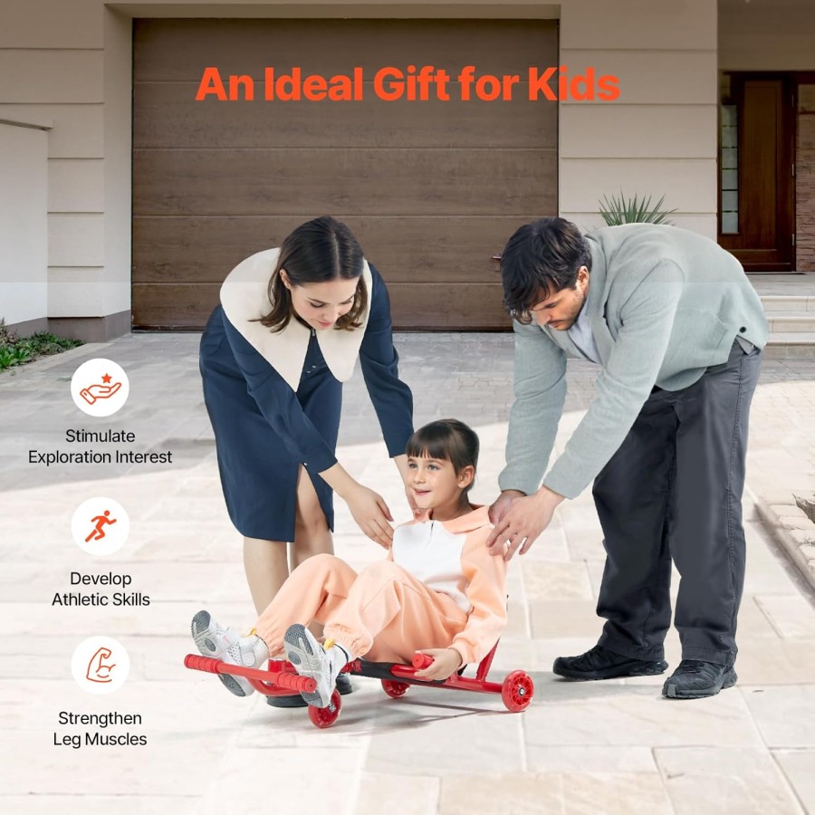 Twister Scooter Wave Roller For Kids - Red