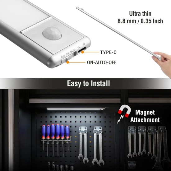 Wireless Motion-Censored LED Light - 30cm