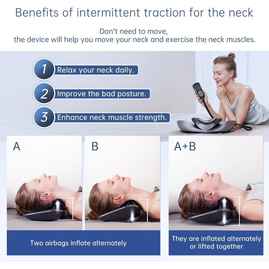 Multi-Functional Cervical Neck Traction Device