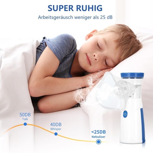 Portable Travel Nebulizer Machine for Adults and Kids