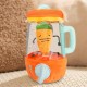 Pull String Wind-Up Carrot Juicer Plush Toy