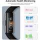 Smart Strap Wearable Health Fitness & Activity Tracker with Unlimited Subscription -Pink