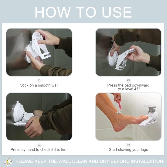 Non-Slip Bathroom Pedal Foot Rest
