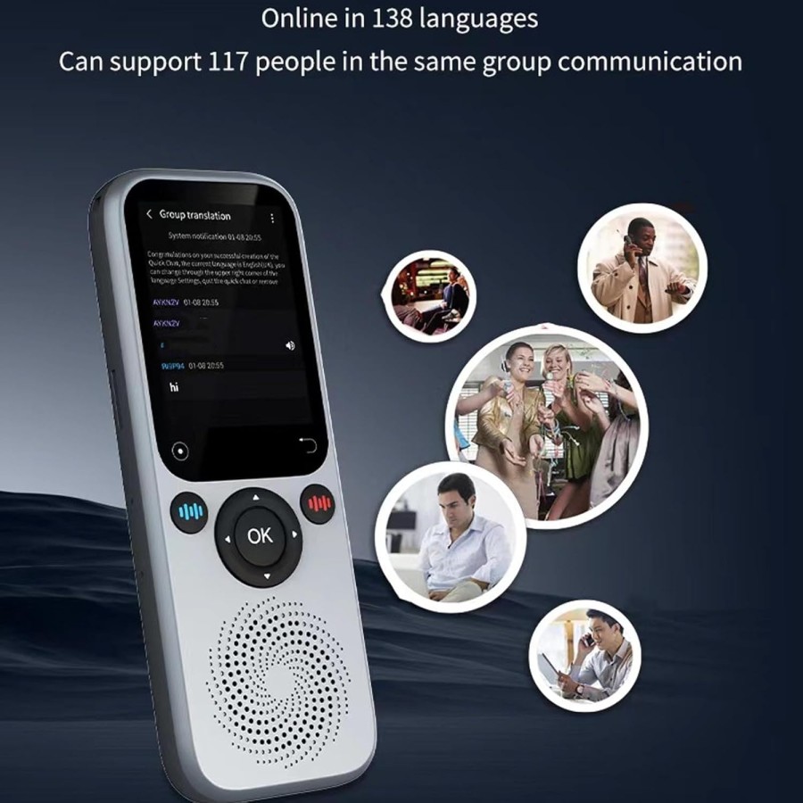 Ai Language Translator Device, 2 Way Real Time Voice Translator in 138 Languages