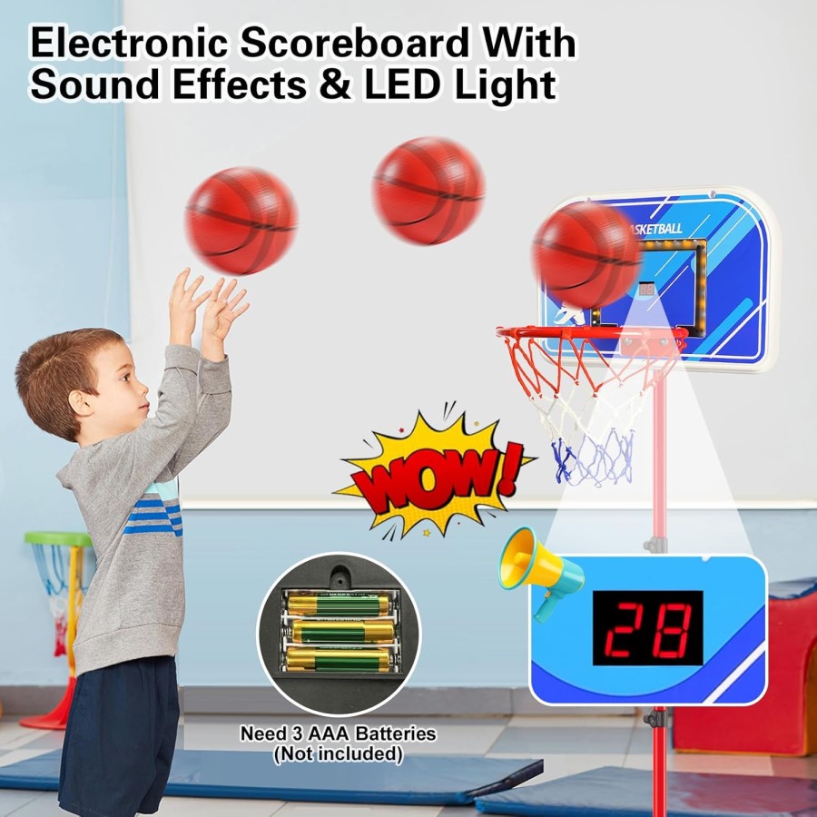 Kids Indoor Basketball Hoop and Stand 12717