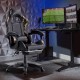 TX Gaming Chair Sport 180° Tilt With Footrest– Cameo / Black