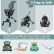 2 in 1 Convertible Baby Stroller with Shade 2 in 1 Convertible Baby Stroller with Shade