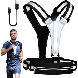 Reflective Running Vest USB Bike Safety Vest Reflective Running Vest USB Bike Safety Vest