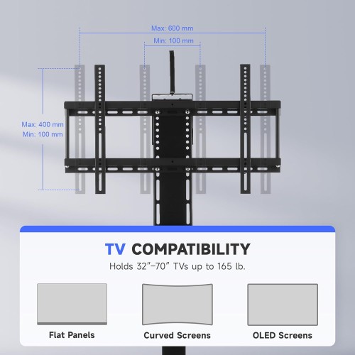 Motorized Automatic TV Lift Stand (32-70 inch)